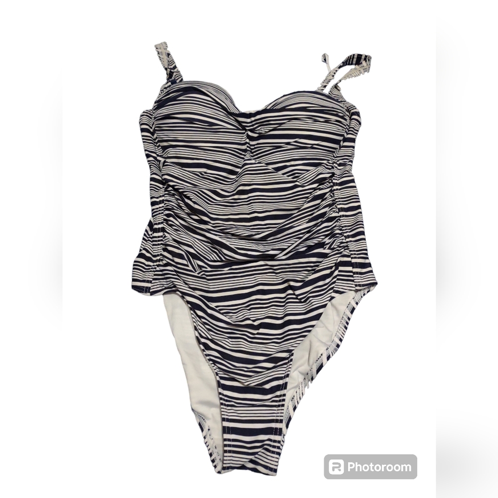 Niptuck Sorrento Stripe Joanne One piece‎ Swimsuit Size 12